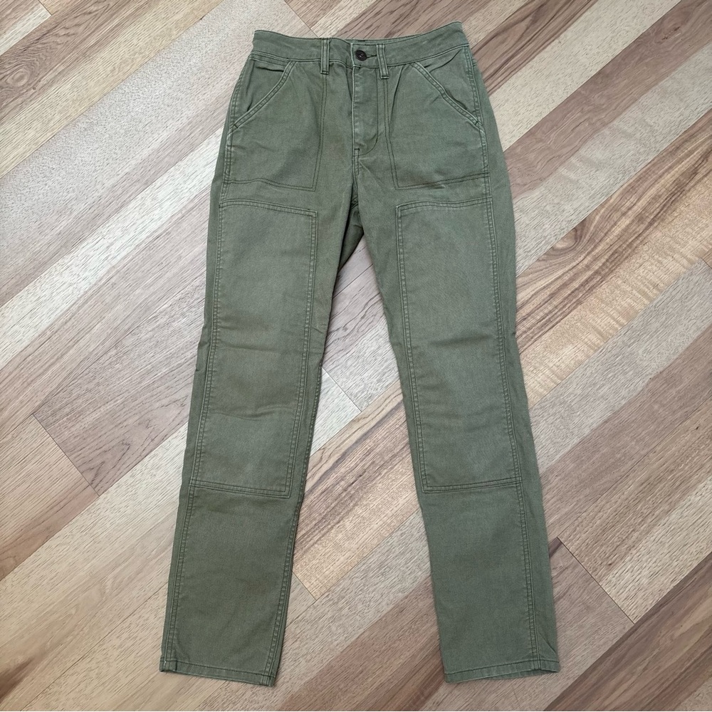 REI Olive Green Straight-Leg Trailsmitj Pants
